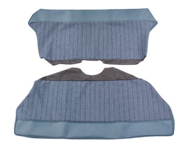Garniture de siège arrière pour Volvo PV544B 1960-61 bleue