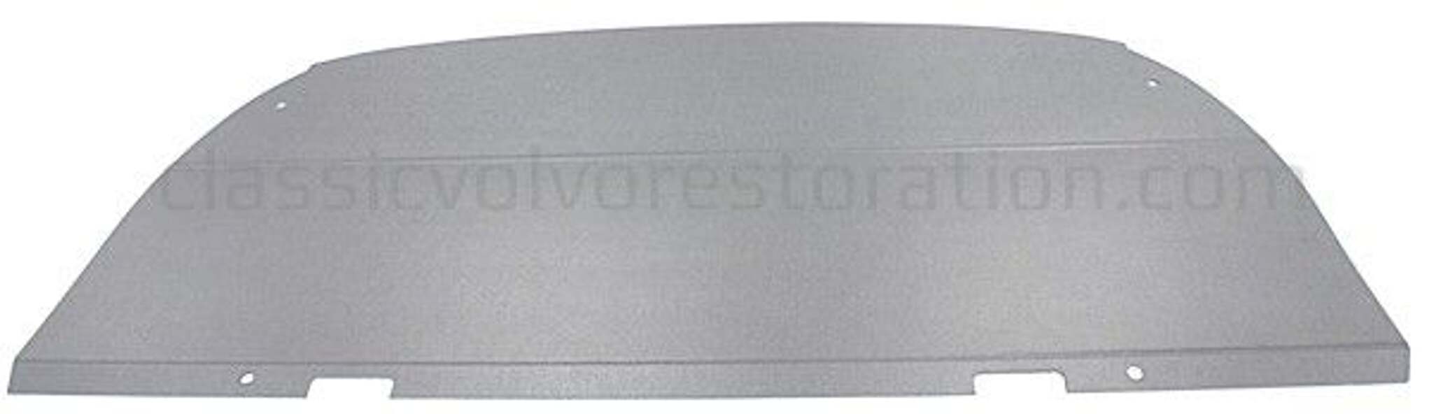 Plage arrière grise avec trou