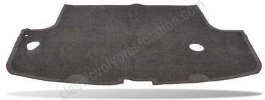 Tapis de coffre pour Volvo 1800E, 1800ES, 1970-73, en caoutchouc noir