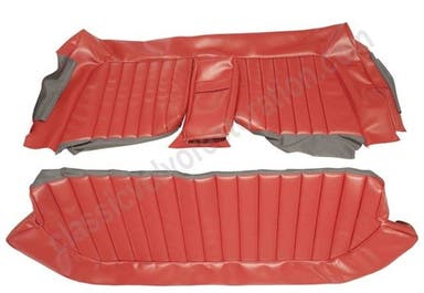 Garniture de siège arrière pour Volvo Amazon 4 portes 1962-63 rouge US
