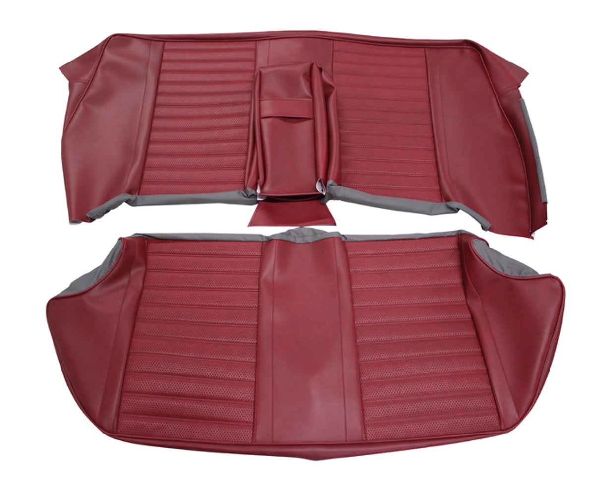 Garniture de siège arrière rouge pour Volvo Amazon 4 portes 1967-68