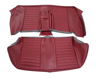 Garniture de siège arrière rouge pour Volvo Amazon 4 portes 1967-68
