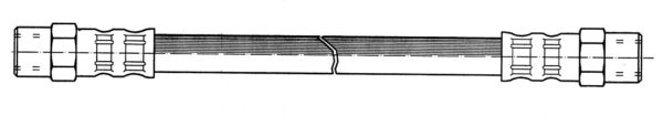 Flexible de frein avant pour Volvo 240, 245, 260, 262, 265, 740, 760, 780, 940, 960, S90, V90, V90 1979-99 — bild 2 av 2