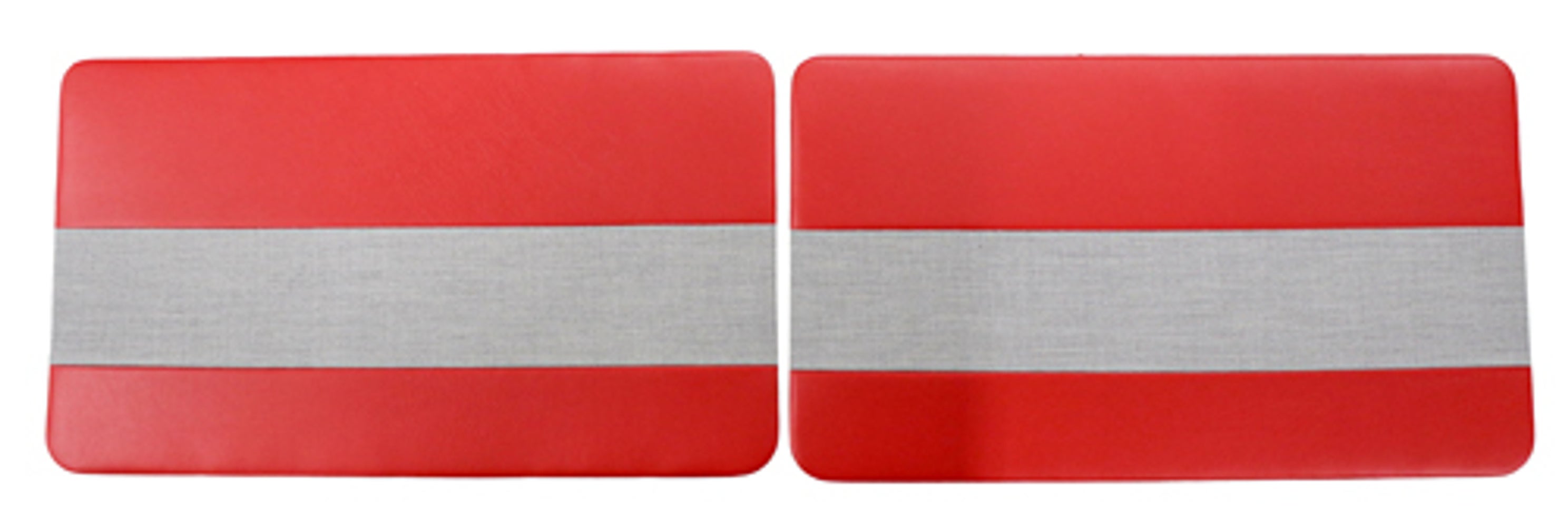 Panneaux de porte pour Volvo PV544A 1958-60, Favorit rouge/gris