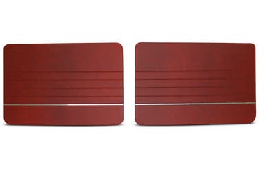 Panneau de porte gauche rouge pour Volvo PV544 (1965-1966)