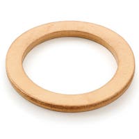 Rondelle en cuivre 16,2 x 21,6 x 1,4 mm pour Volvo PV444, PV544, Duett, Amazon, Amazon Kombi, 1800 — bild 2 av 2