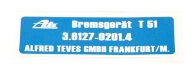Dispositif de freinage autocollant ATE