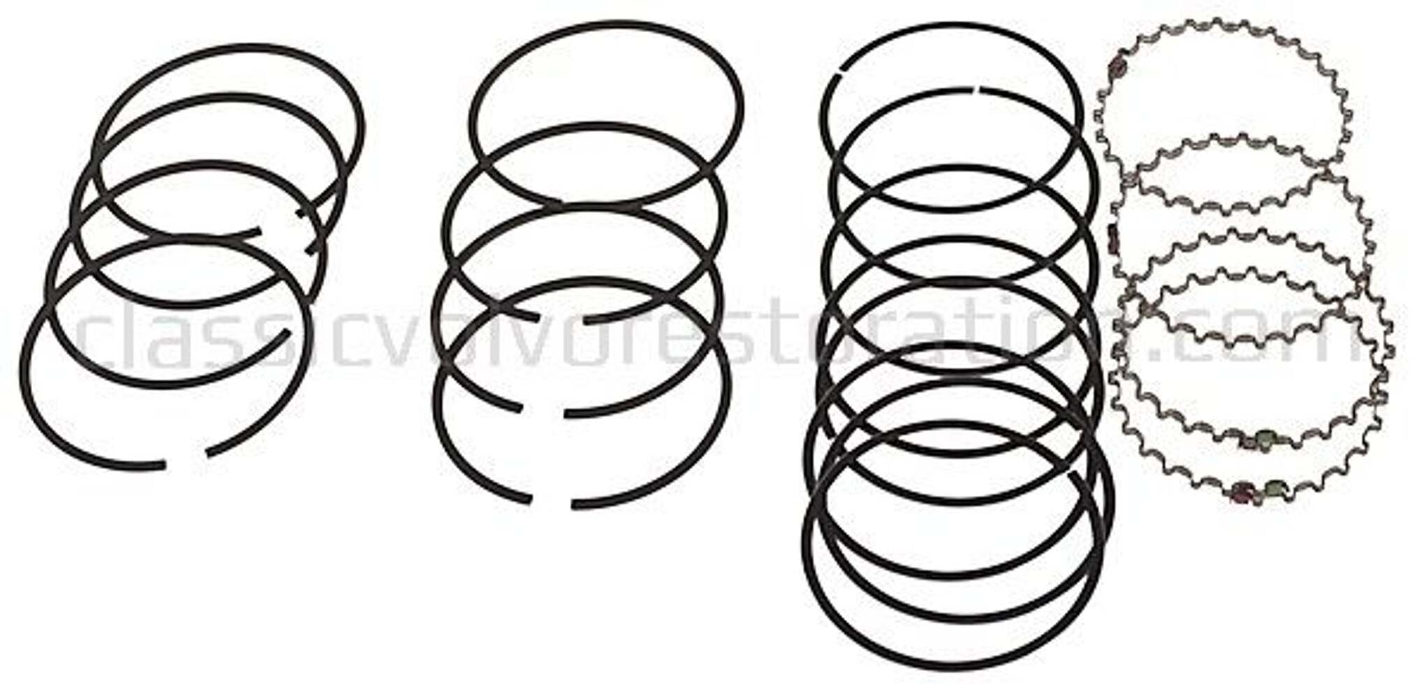 Jeu de segments de piston Volvo B20 0,015