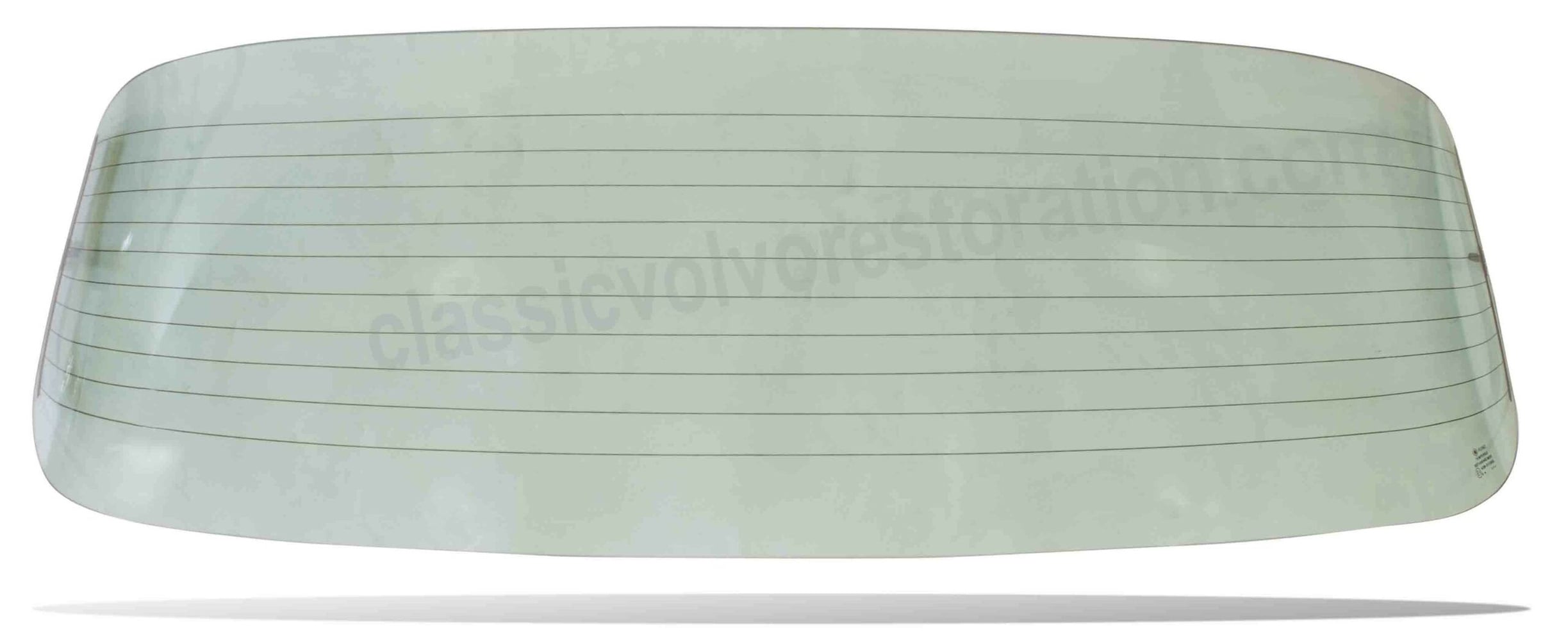 Lunette arrière pour Volvo Amazon, verte, chauffante électriquement