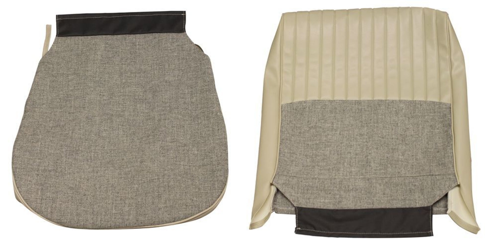 Housse siège avant av/méc. pli