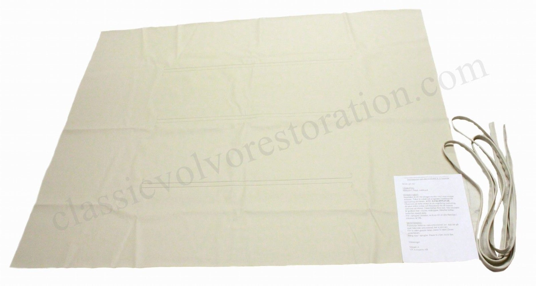 Ciel de toit pour Volvo 1800S, 1800E 1964-72, vinyle non perforé