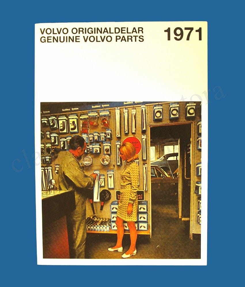 Catalogue de pièces détachées pour Volvo PV544, Duett, Amazon, 140, 164 (1962-1971), suédois — bild 1 av 2