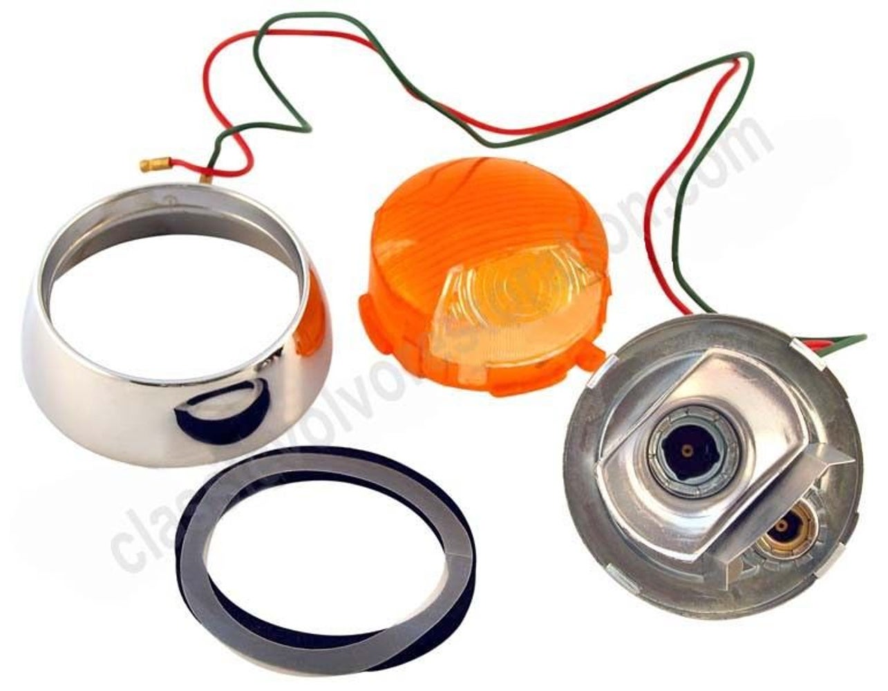 Clignotants orange/blanc pour Volvo 1800, 1800S