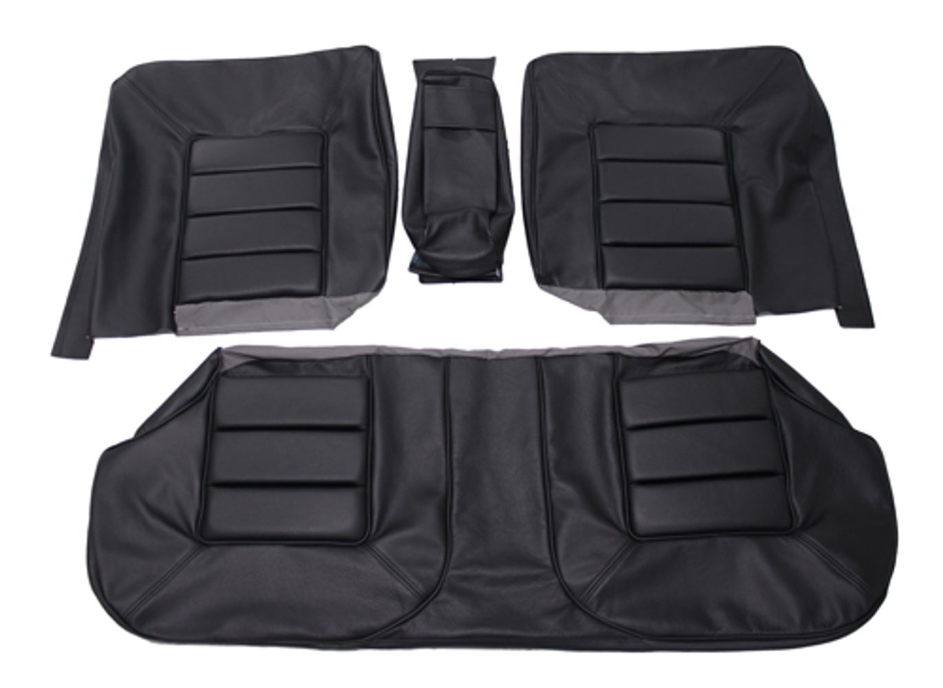 Garniture de siège arrière pour Volvo 164 1970 noire ch -22322