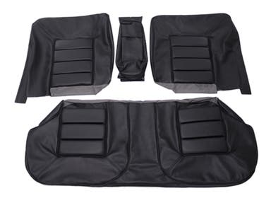 Garniture de siège arrière pour Volvo 164 1970 noire ch -22322