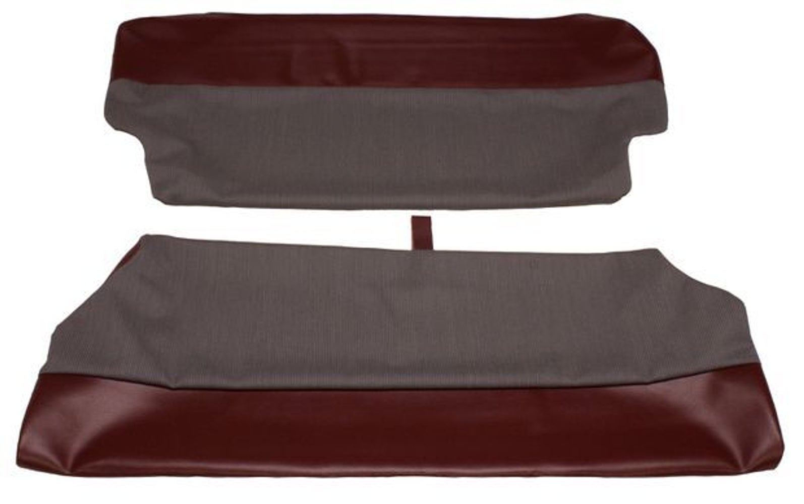 Housse siège arrière rouge/gris