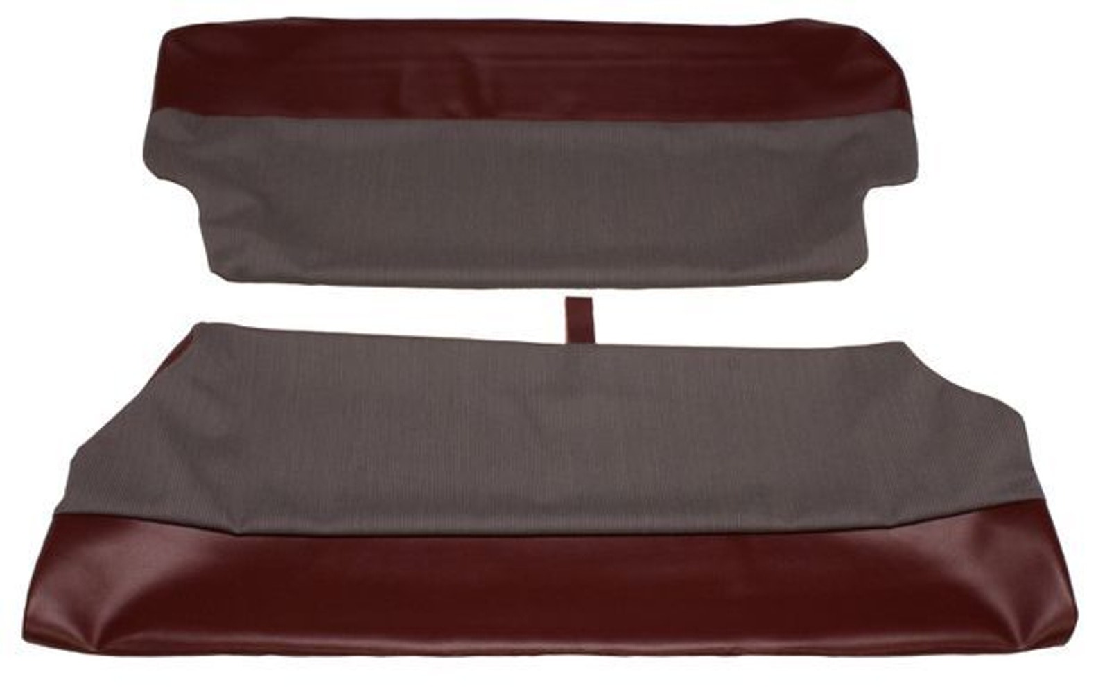 Housse siège arrière rouge/gris