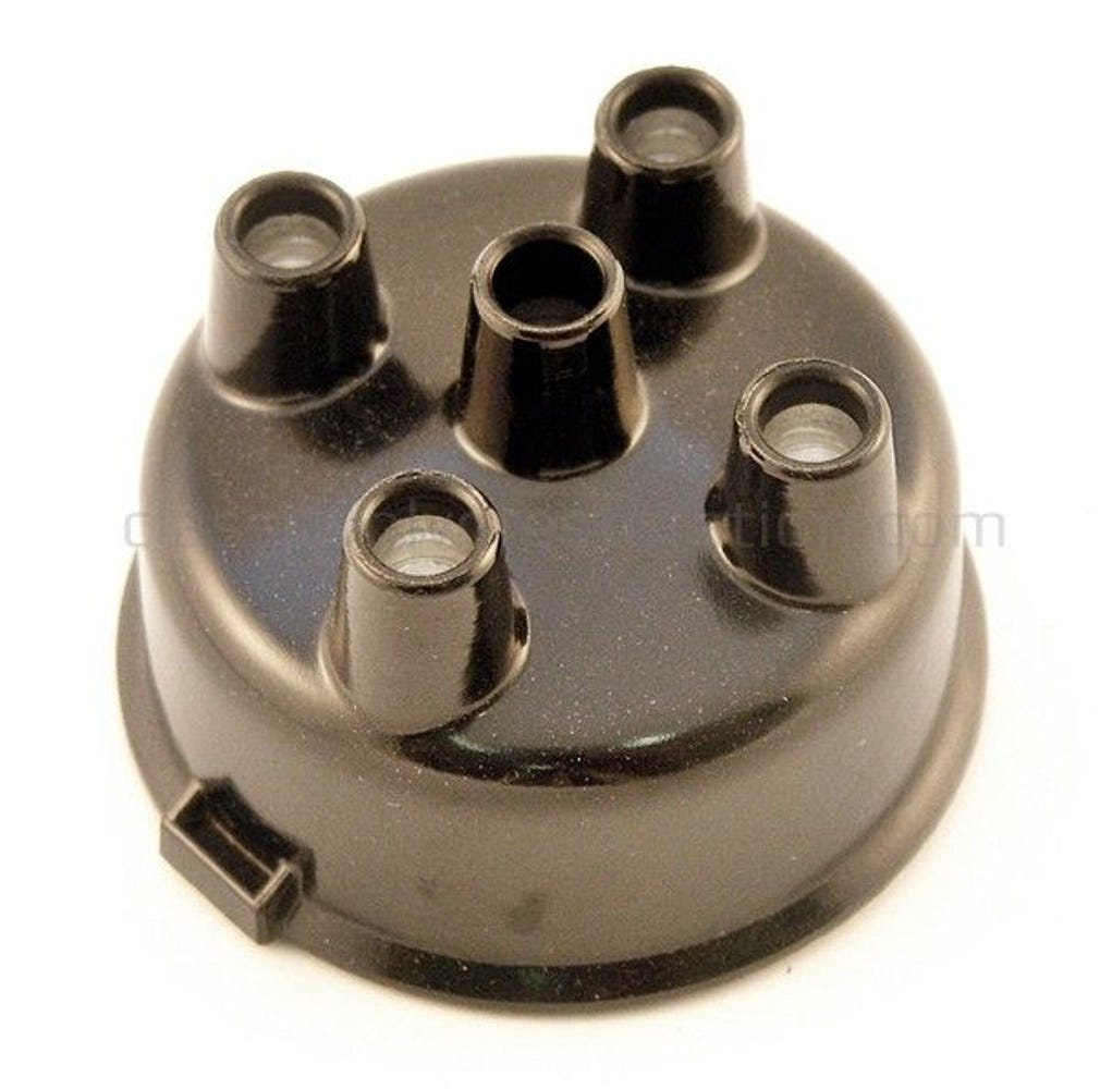 Bouchon d'allumeur B4B Autolite pour Volvo PV444, Duett, 1950-54 — bild 2 av 2