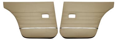 Panneaux de porte arrière pour Volvo Amazon 4D, Amazon Kombi, 1962-63, couleur nougat