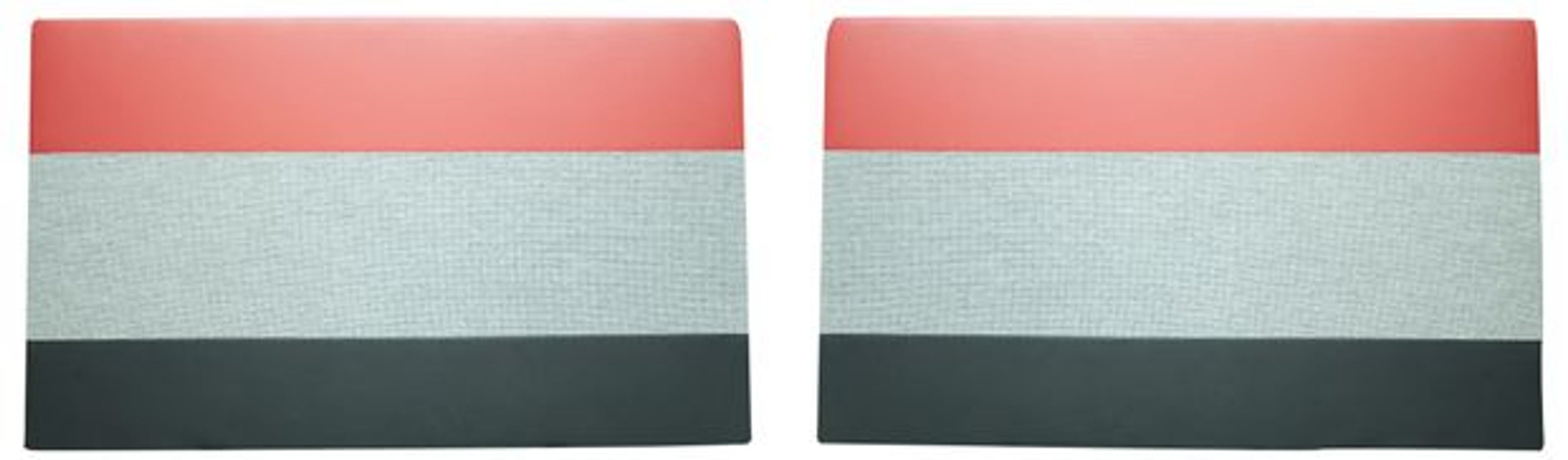 Panneaux de porte pour Volvo Duett, 1958-60, rouge/noir