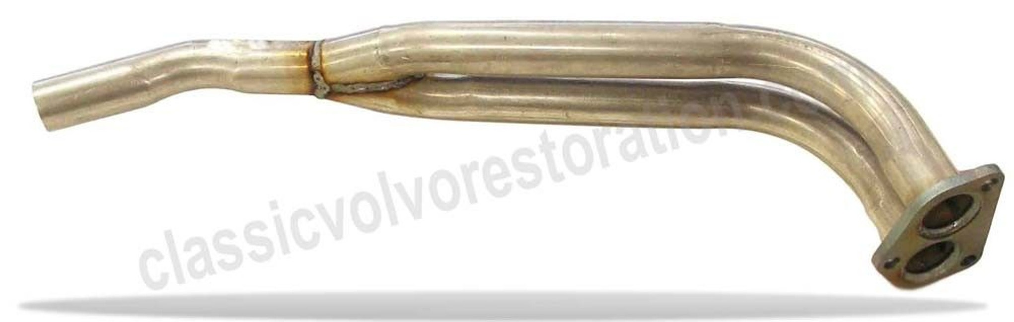 Tuyau d'échappement avant double