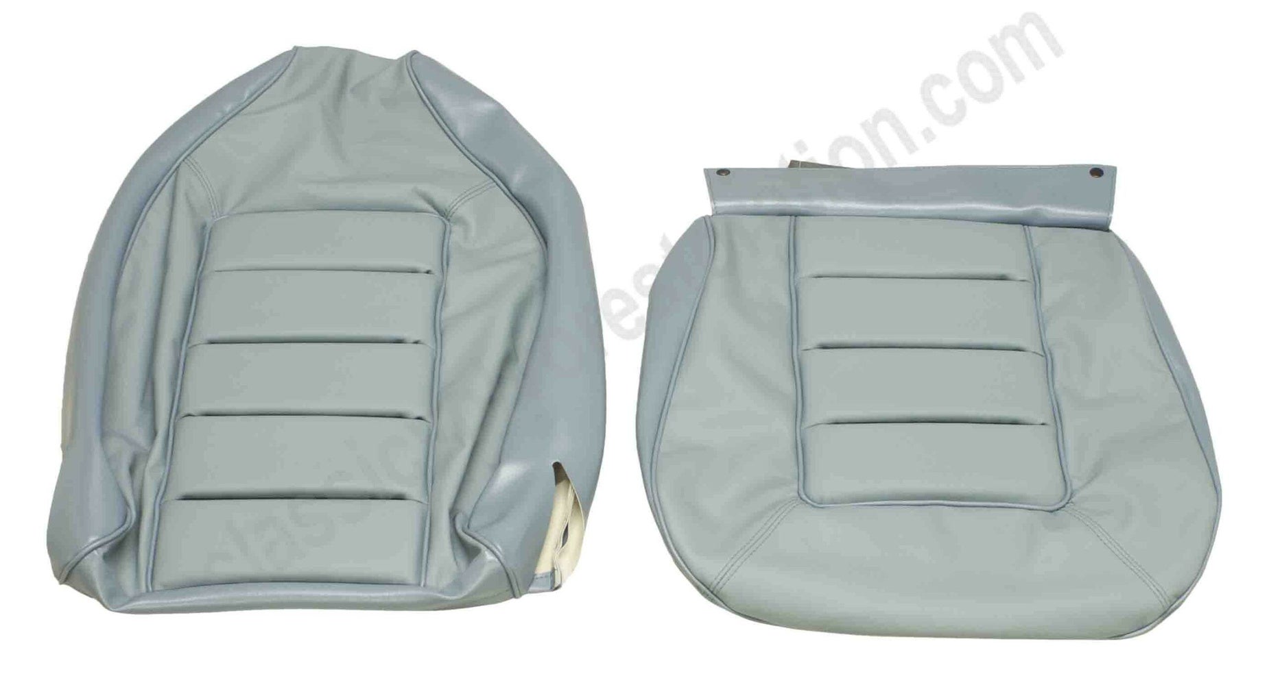 Revêtement de siège avant en cuir bleu pour Volvo 1800ES de 1973