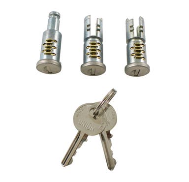 Ensemble de cylindres de serrure pour portes et coffre Volvo Amazon Kombi