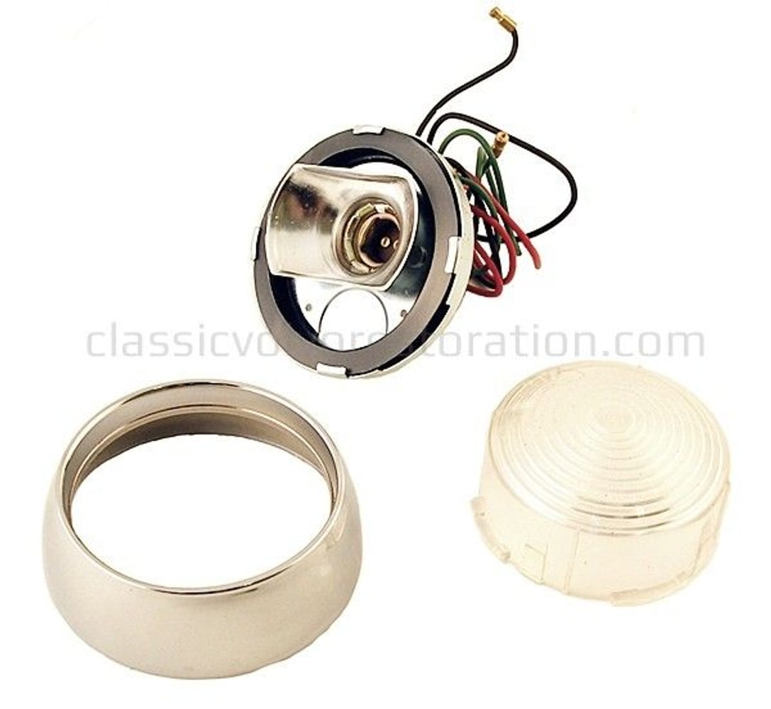 Clignotants pour Volvo 1800, 1800S, verre blanc