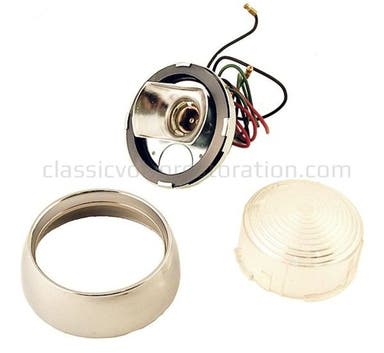 Clignotants pour Volvo 1800, 1800S, verre blanc