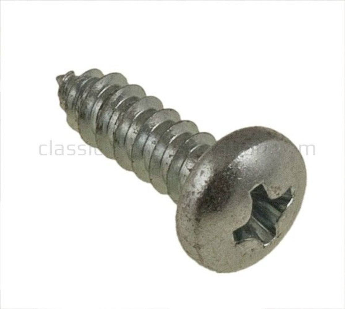 Vis à tête ronde à empreinte cruciforme et extrémité pointue B10X16 pour Volvo 740, 760 — bild 2 av 2