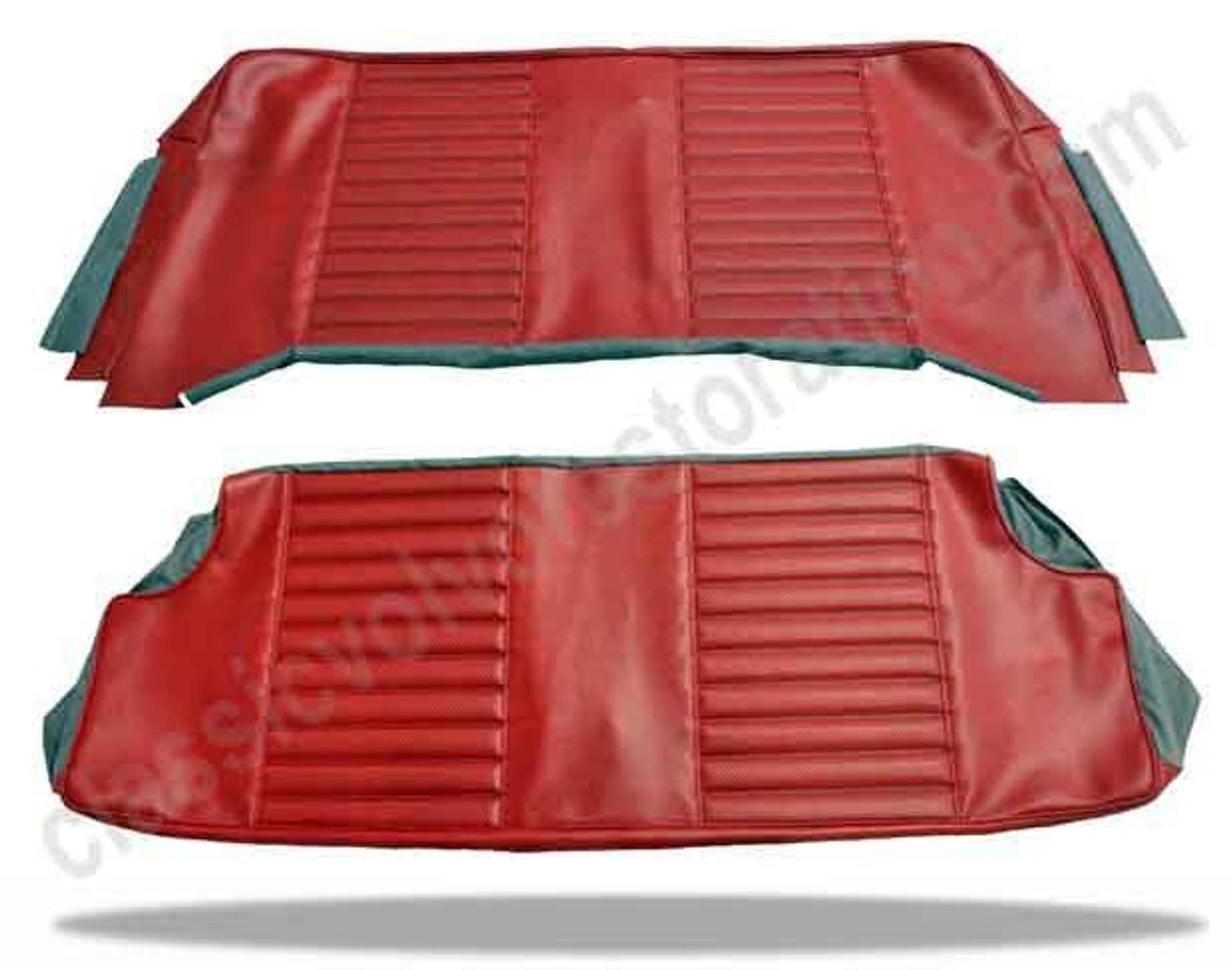 Garniture de siège arrière rouge pour Volvo Amazon 2D 1969