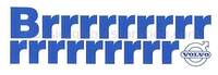 Décalcomanie Volvo air conditionné Brrrrr...
