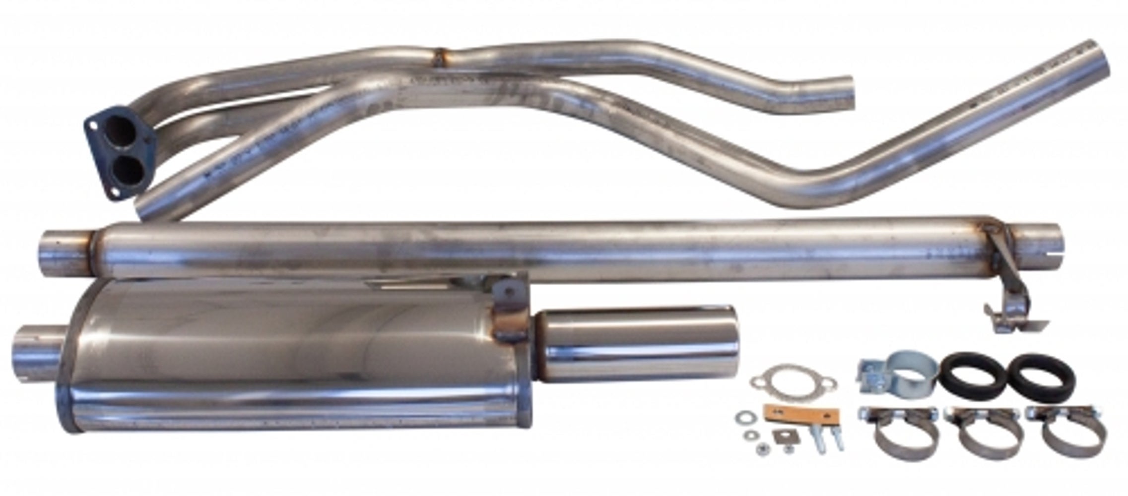 Système d'échappement 2" en acier inoxydable pour Volvo Amazon Kombi 1962-66