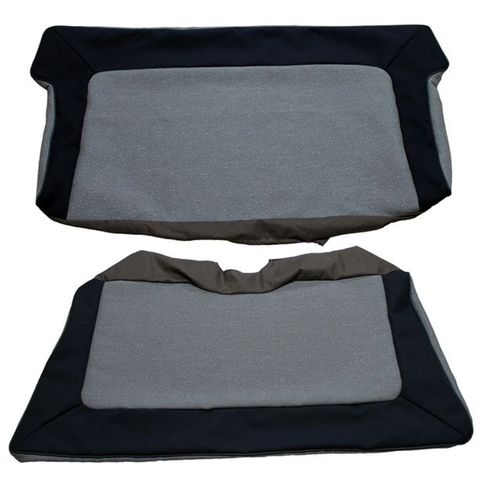 Garniture siège arrière gris/bleu