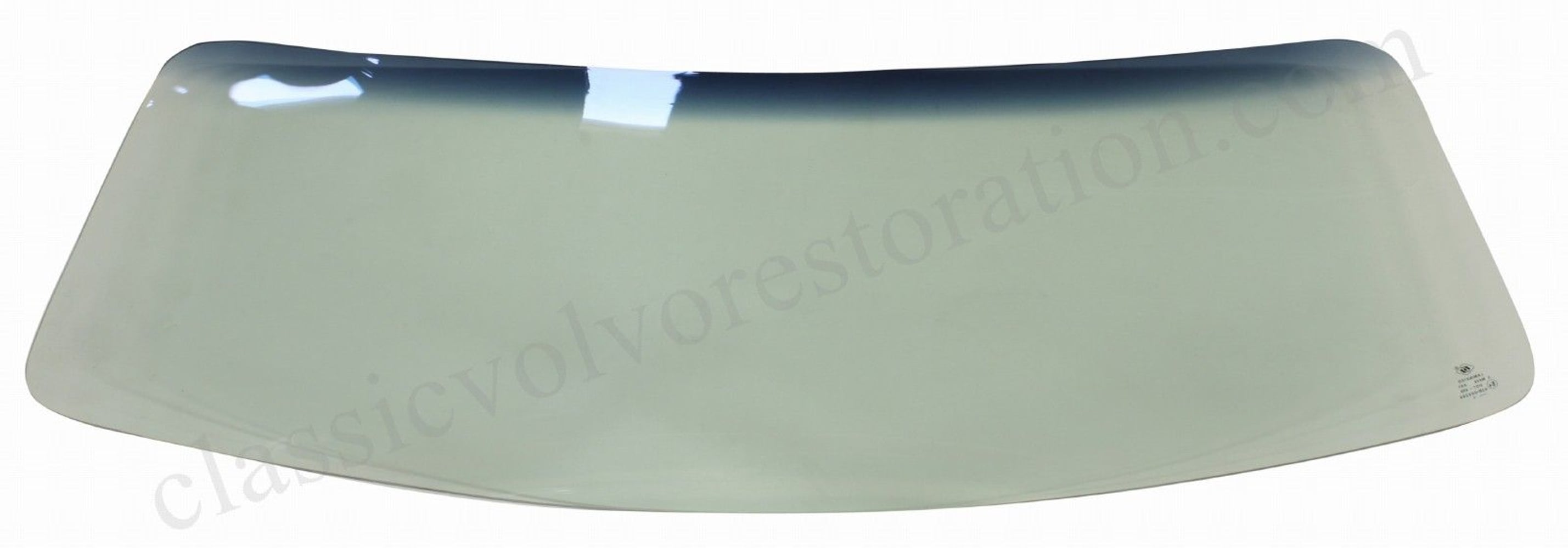 Pare-brise pour Volvo Amazon vert/bleu bord supérieur