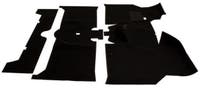 Jeu de tapis pour Volvo 140 de 1972, en textile noir — bild 1 av 2