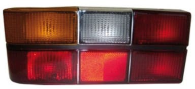 Feu arrière gauche pour Volvo 240, 1985-1993, USA, lignes noires