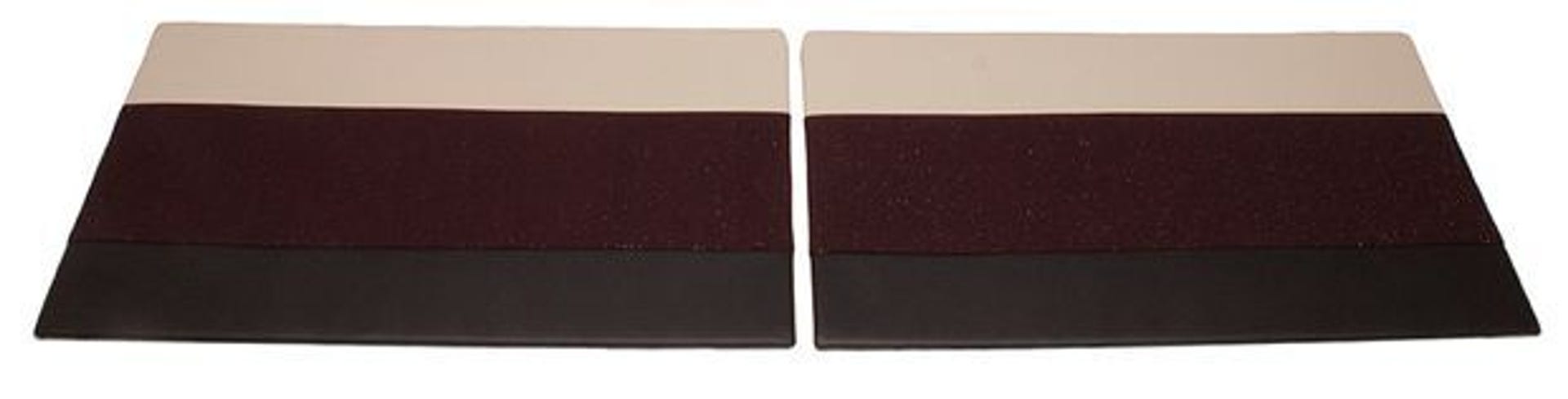 Panneaux de porte pour Volvo Duett, 1958-60, noir/beige/rouge