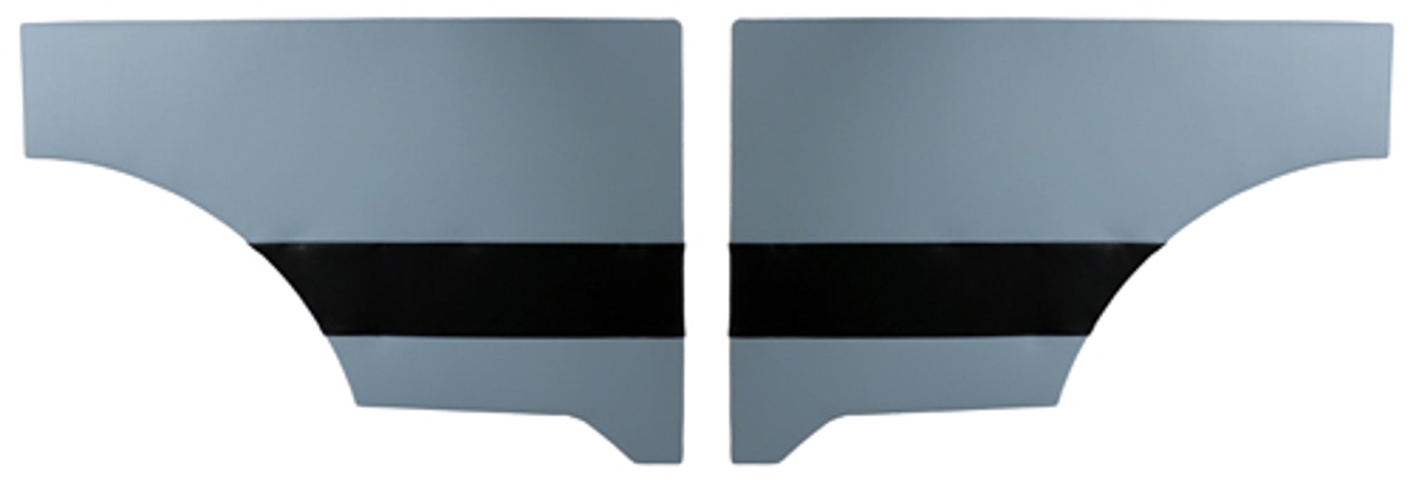 Panneau arrière US bleu/noir