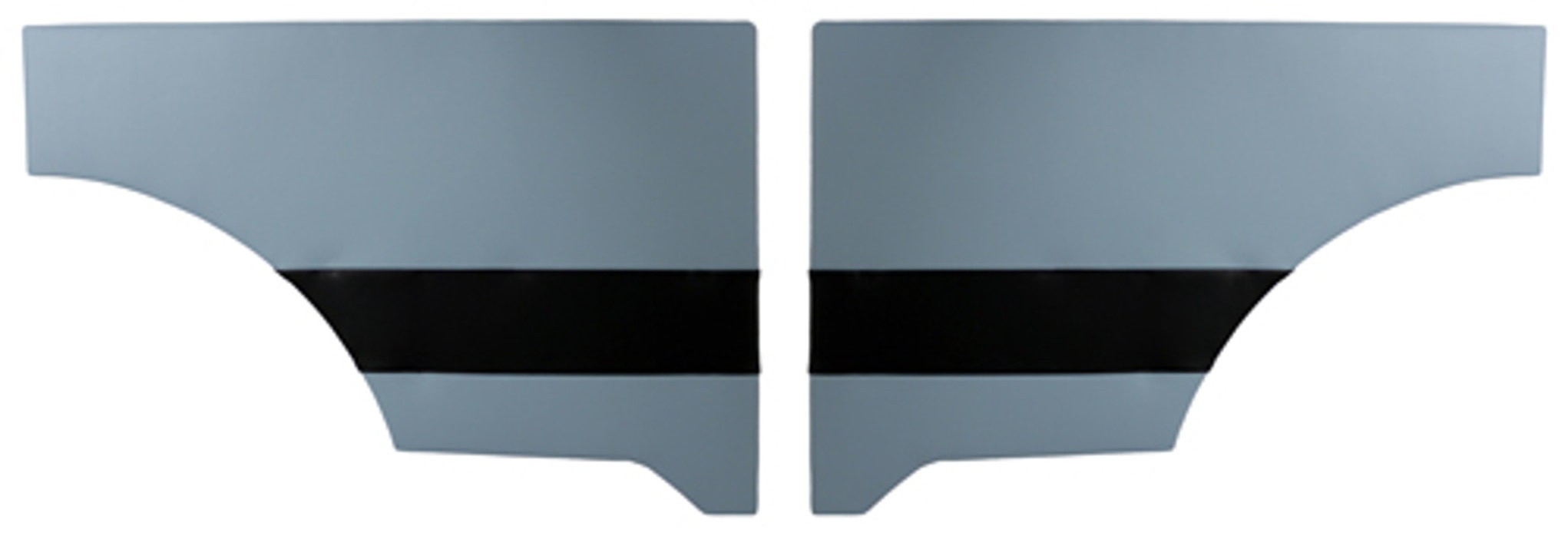 Panneau arrière US bleu/noir